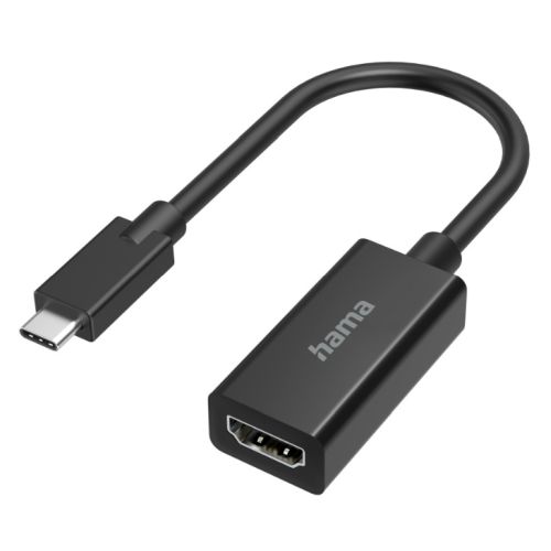 Hama USB-C Male to HDMI Female Cable, Ultra-HD 4K, Black Hama USB-C Male to HDMI Female Cable, Ultra-HD 4K, Black
